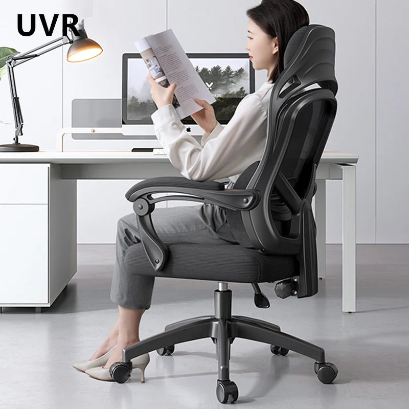 UVR WCG Gaming Chair Sedentary Not Tired Mesh Staff Chair Can Be Lifted and Adjusted Armchair Ergonomic Design Office Chair