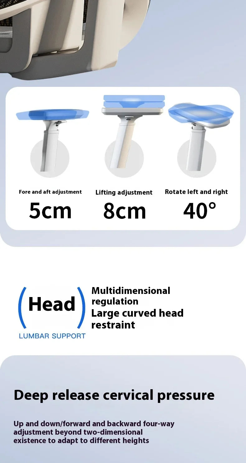 Ergonomic Chair Dresser Back Support Computer Gaming Chairs Wheels Massage Foot Rest Adjustable Sedia Da Ufficio Furniture