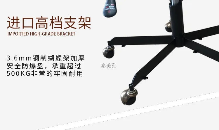 Genuine Leather Modern Office Chair Wheels Luxury Computer Gaming Chair Lounge Ergonomical Chaise De Bureau Home Furniture