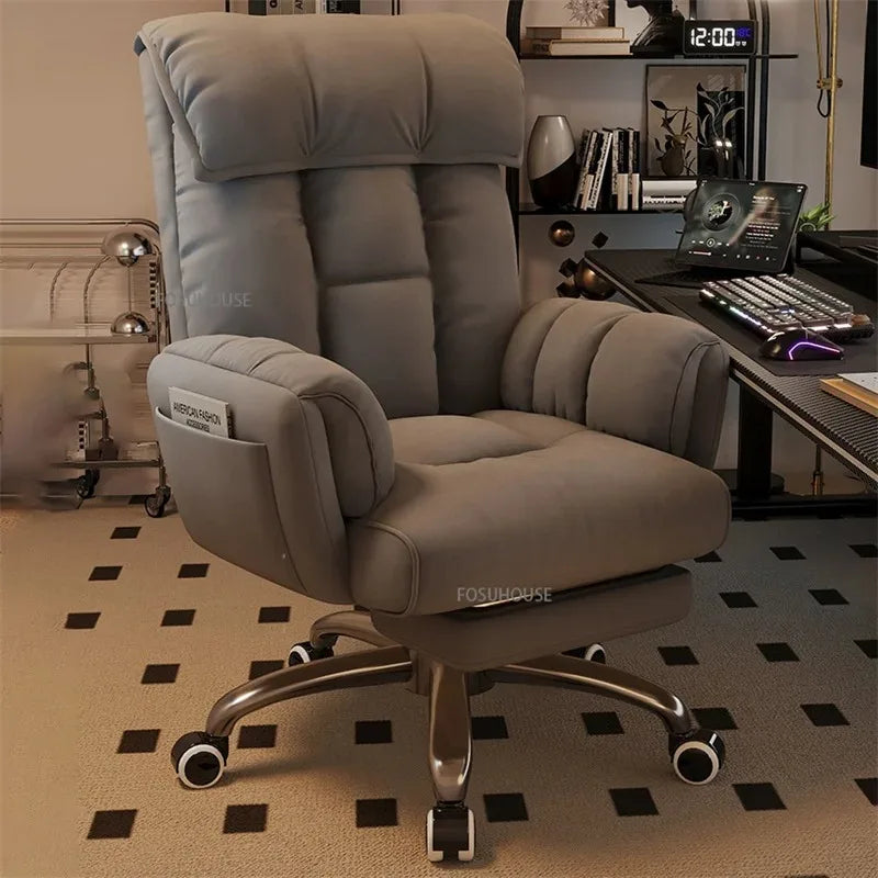 Adjustable Height Computer Chair Comfortable Ergonomic Office Chair Dormitory E-sports Gaming Chair Reclining Backrest Furniture