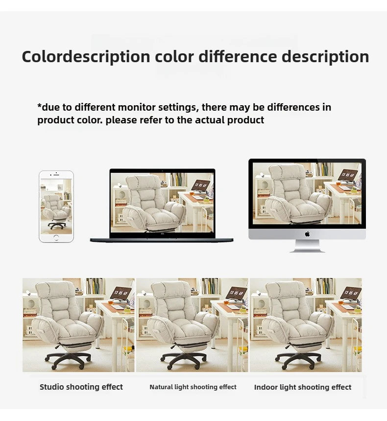 Computer Chair,bedroom,lazy Leisure Chair,comfortable Sitting Chair,office Chairs,backrest That Can Be Reclined,e-sports Chairs