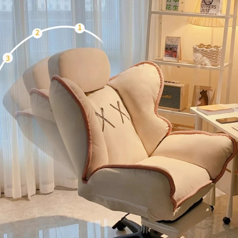 Modern bedroom office chair comfortable sedentary Can lie bedroom Ergonomic gaming chair Interior luxury sedie home furniture