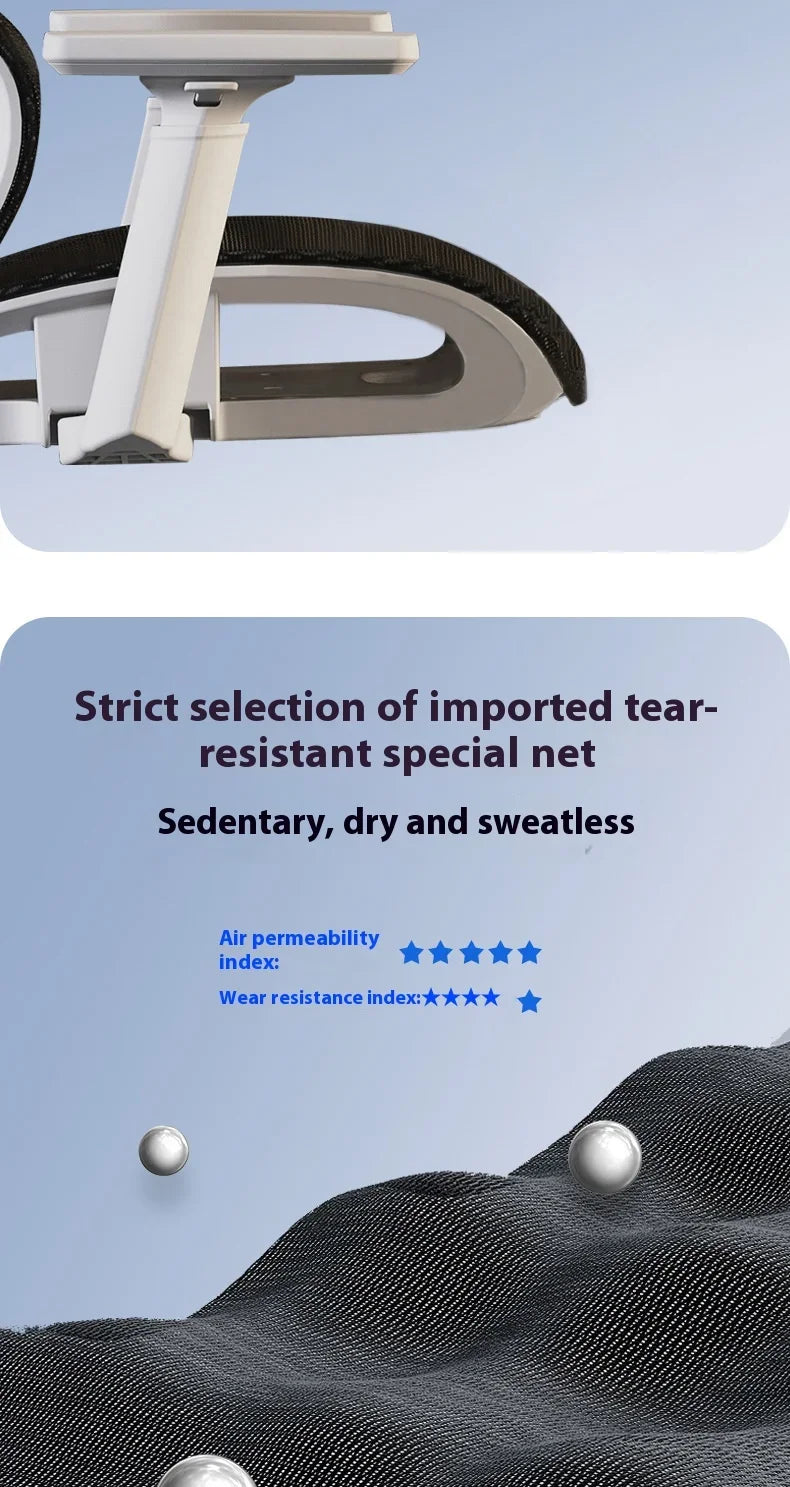 Ergonomic Chair Dresser Back Support Computer Gaming Chairs Wheels Massage Foot Rest Adjustable Sedia Da Ufficio Furniture