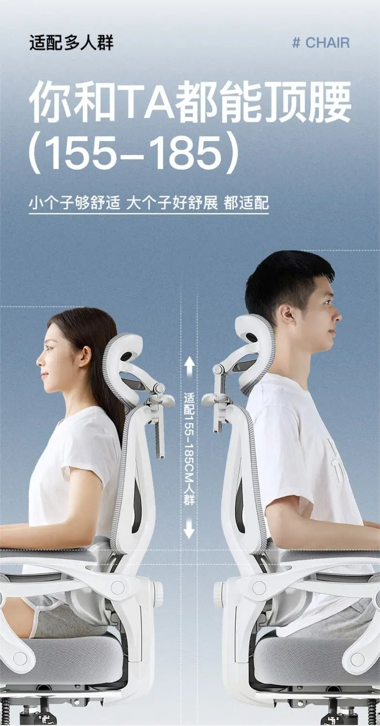 Comfortable Ergonomic Chair for Home Office Gaming with Lumbar Support Recline