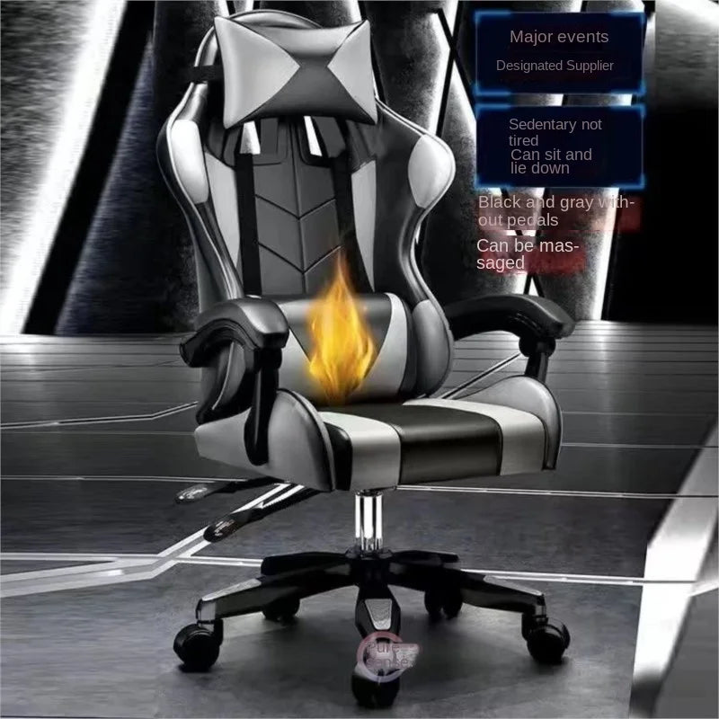 Warming E-sports Chair Office Computer Long Sitting Lounge Chair Dormitory Swivel Chair Playing Games Internet Cafe Anchor New