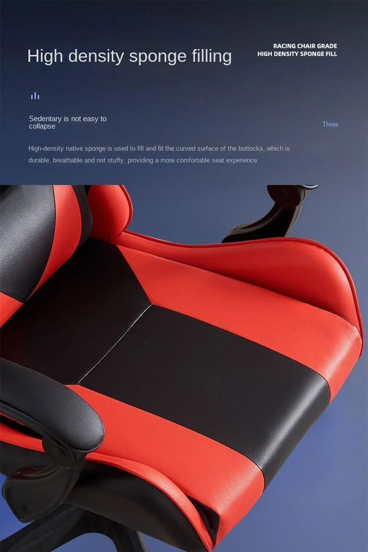 Warming E-sports Chair Office Computer Long Sitting Lounge Chair Dormitory Swivel Chair Playing Games Internet Cafe Anchor New