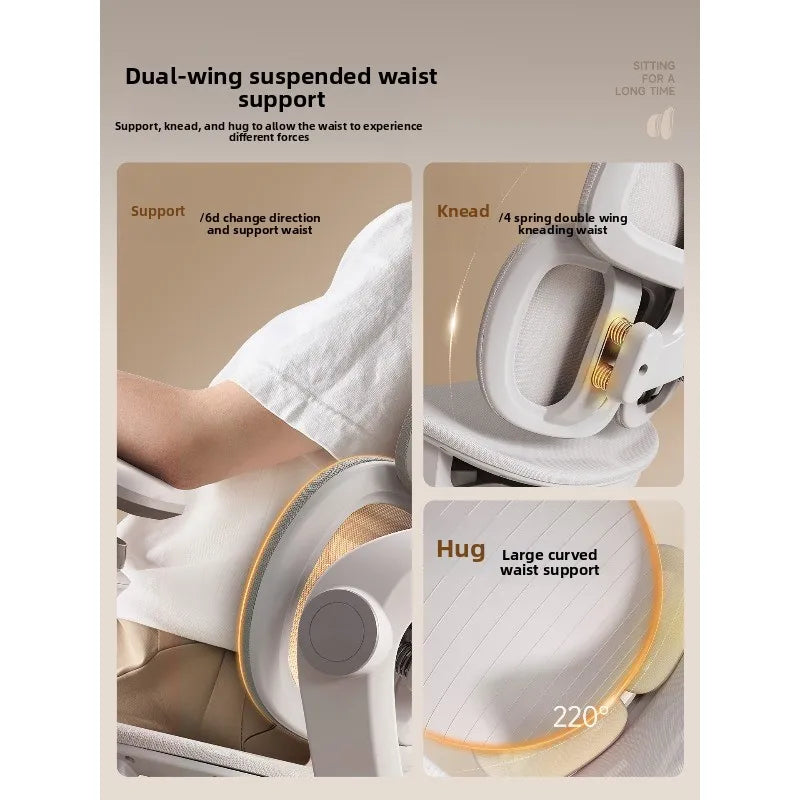 Ergonomic Chair for Long Sitting Comfort Office Computer Chair with Lumbar Support Gaming Chair for Home