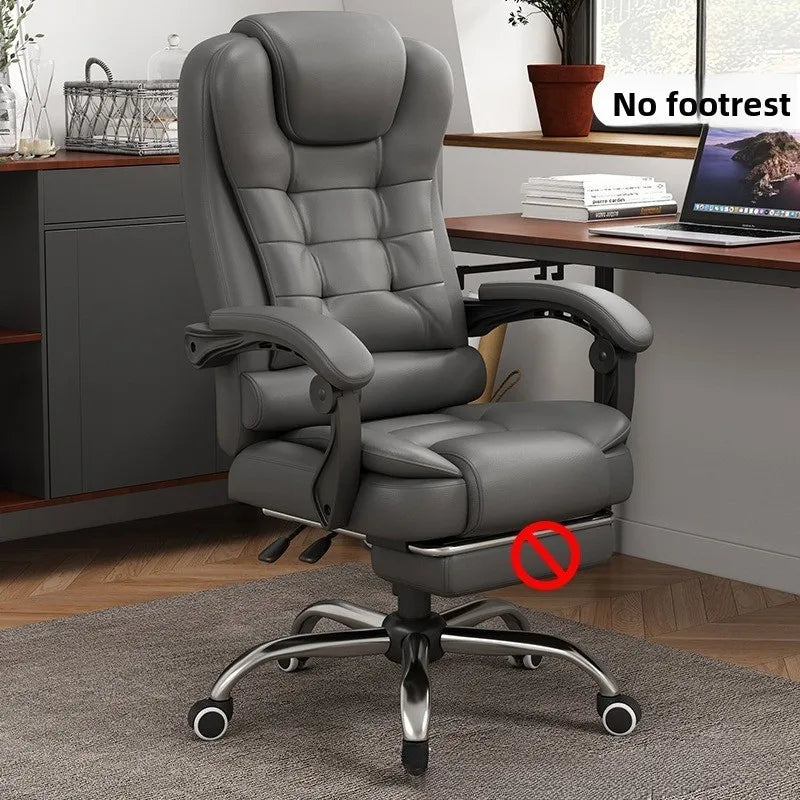Computer chair Household comfortable boss chair Lifting swivel chair Recumbent back office chair
