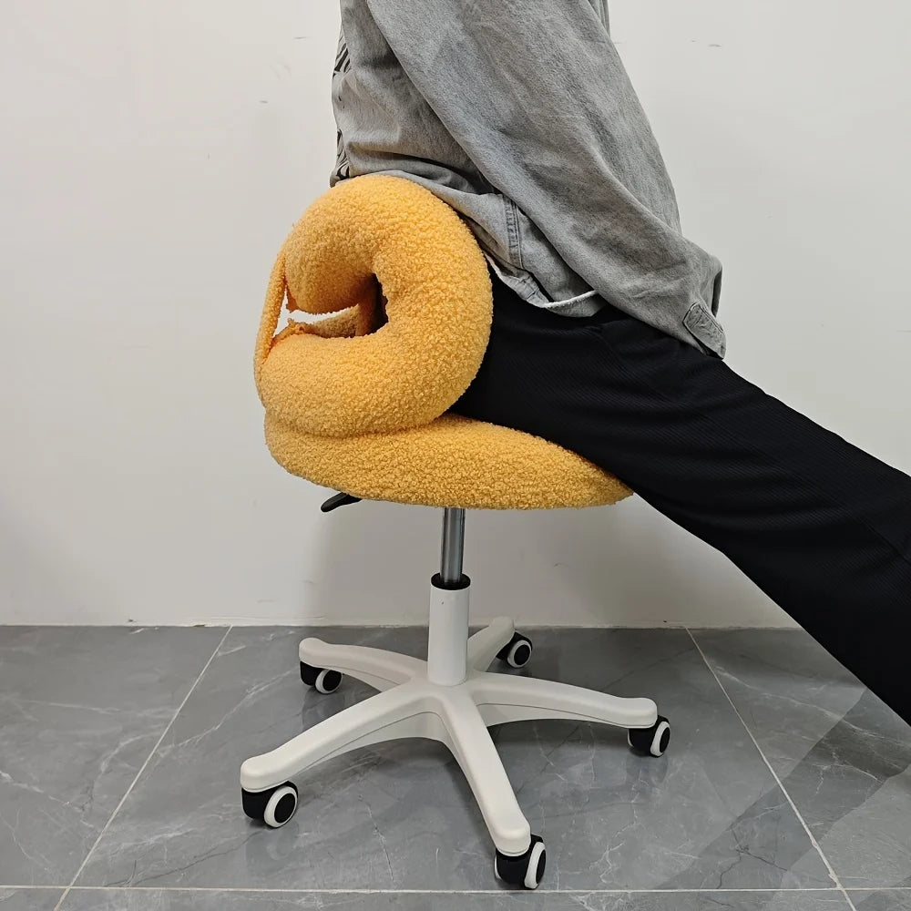 Elegant Modern Swivel Makeup Chair with Aluminum Alloy Base, Upholstered Leather,Adult Minimalist Vanity Seating for Living Room