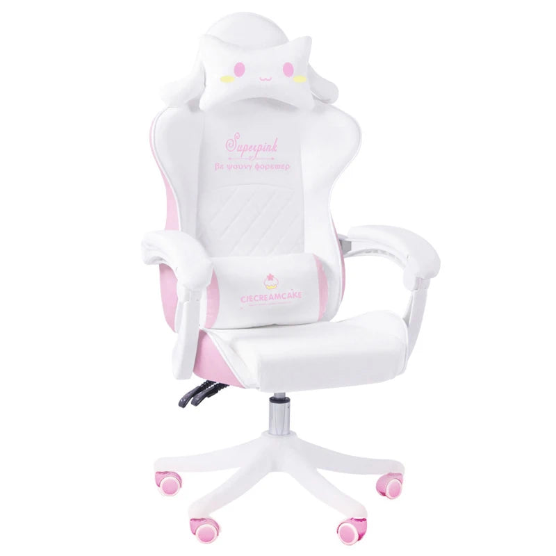 Clearance Promotion Gaming Chair Home Office Computer chair Cartoon Animation Comfortable Student Learning Lift Swivel Seat