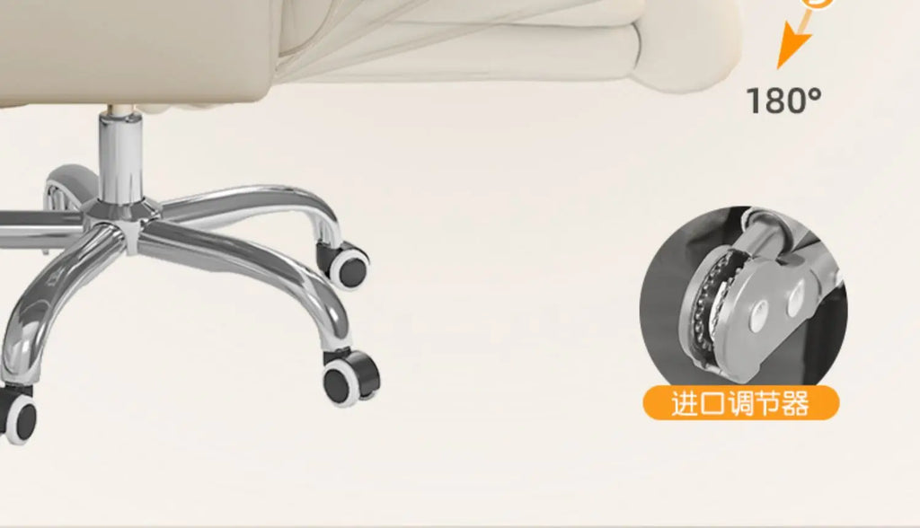 Modern White Office Chair Mobile Footrest Swivel Soft Gaming Chair Comfortable Aesthetic Sillas De Gamer Office Furniture