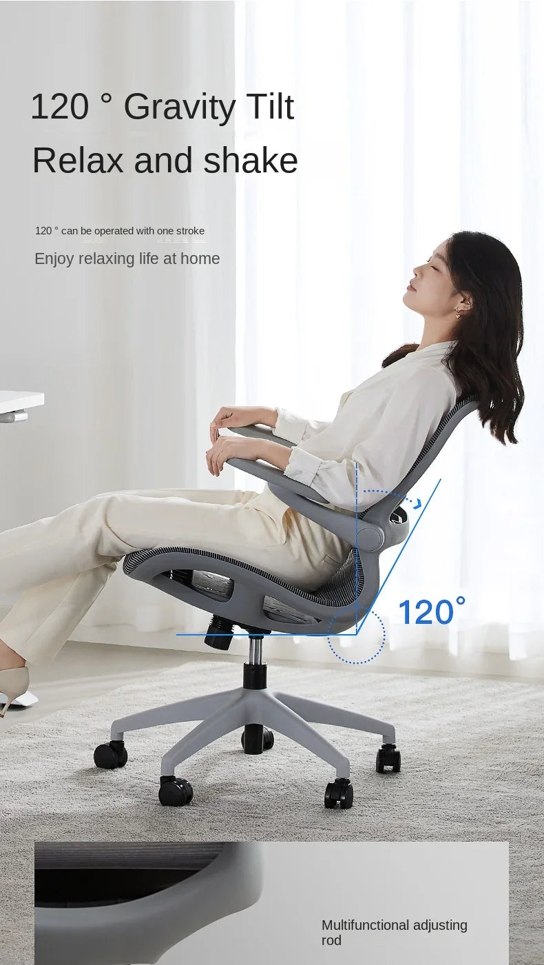 Ergonomic office chair, suitable for comfortable and sedentary work, breathable office preferred.