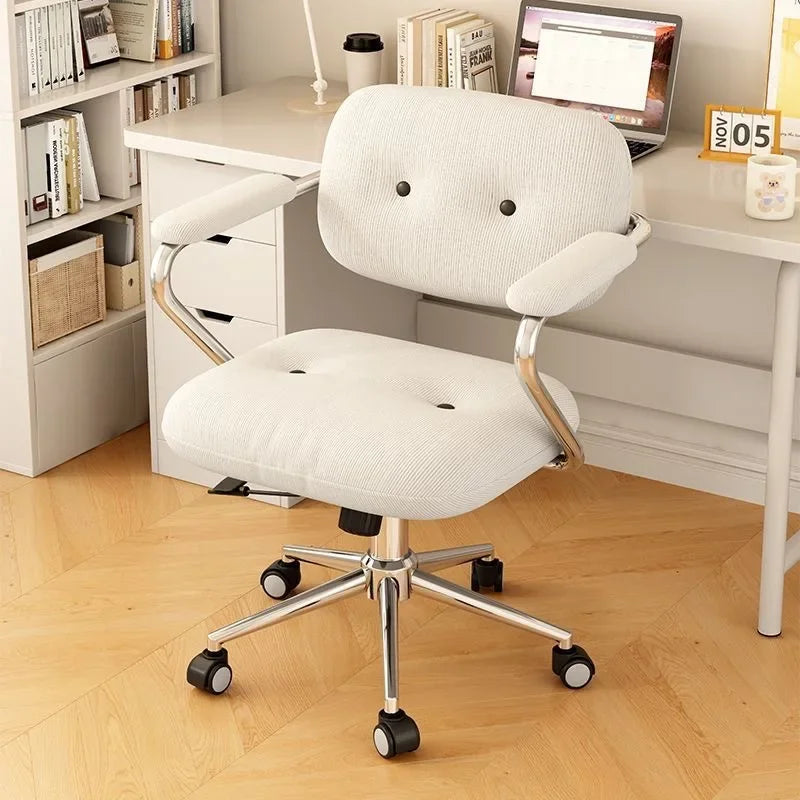 Chair Home Comfortable Sedentary Study Office Chair Bedroom Light Luxury Makeup Chair Simple Lifting Desk Computer Chair