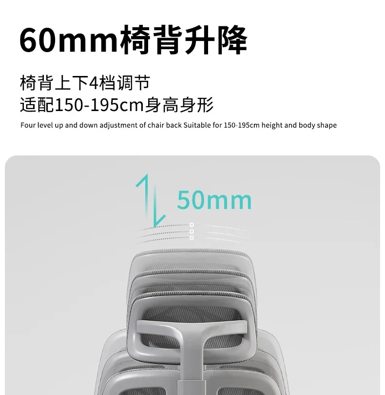 Living Room Modern Office Chair Wheels Lightweight Relaxing Cheap Nordicc Arm Office Chair Desk Silla Oficina Trendy Furniture