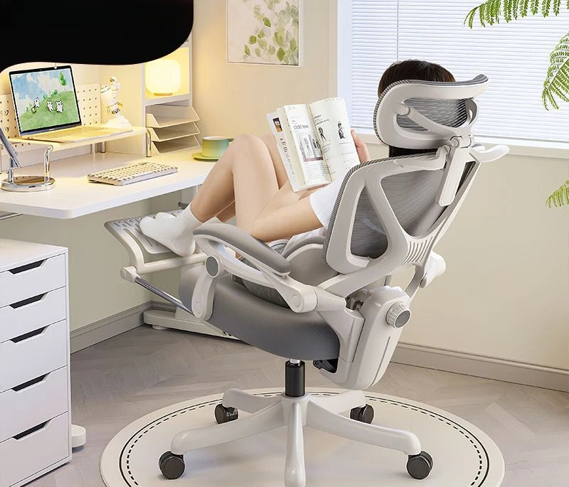 Comfortable Ergonomic Chair for Home Office Gaming with Lumbar Support Recline