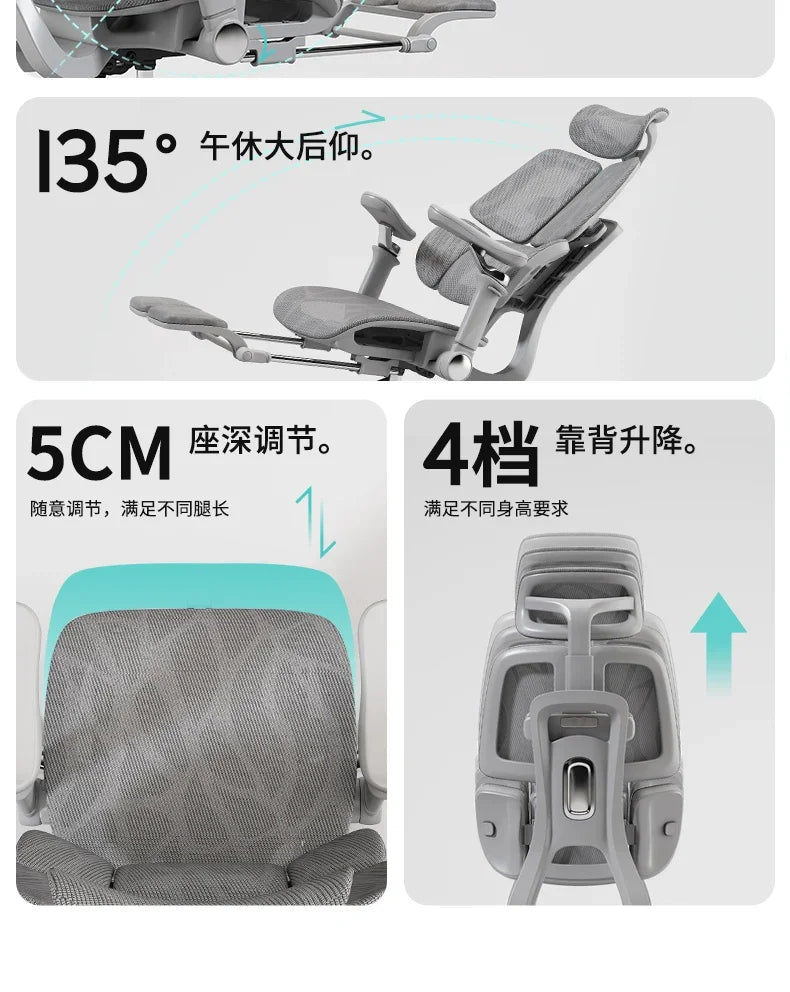 Living Room Modern Office Chair Wheels Lightweight Relaxing Cheap Nordicc Arm Office Chair Desk Silla Oficina Trendy Furniture