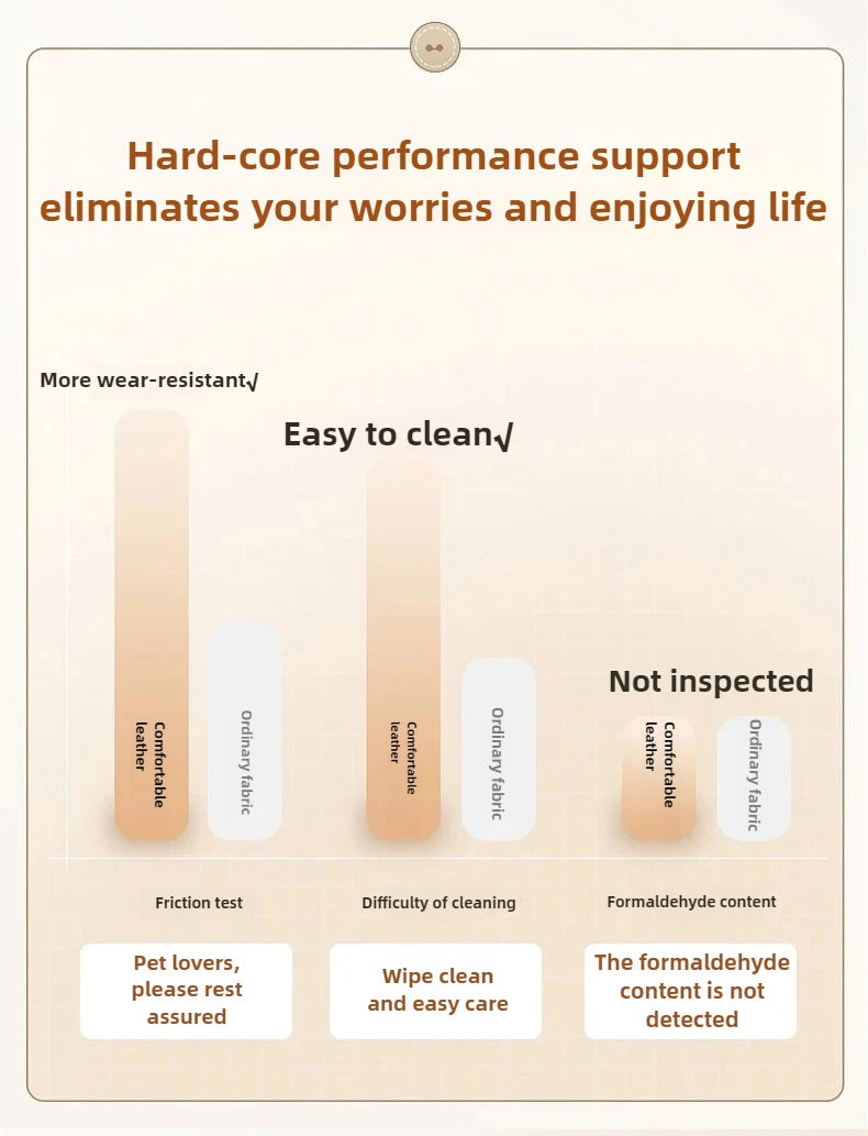 Prolonged Sitting Chair Comfortable Computer Seat Leather Backrest Chair Makeup Stool for Dormitory Study Versatile Seating