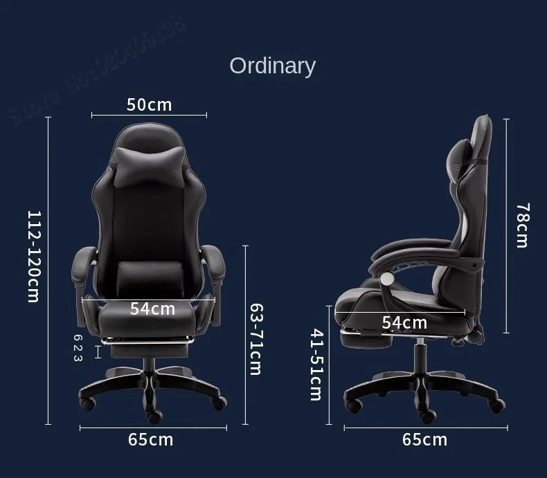 Red helium Star Gaming Chair Boys Home Office Computer Chair Ergonomic Chair Swivel Lift Adjustable Backrest Chaise Gaming