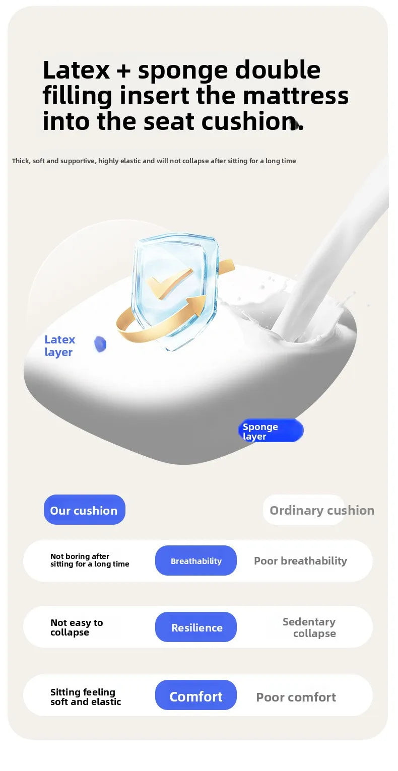 Office Chair Latex Computer Chair Ergonomic Lifting Swivel Chair Student Chair Gaming Chair