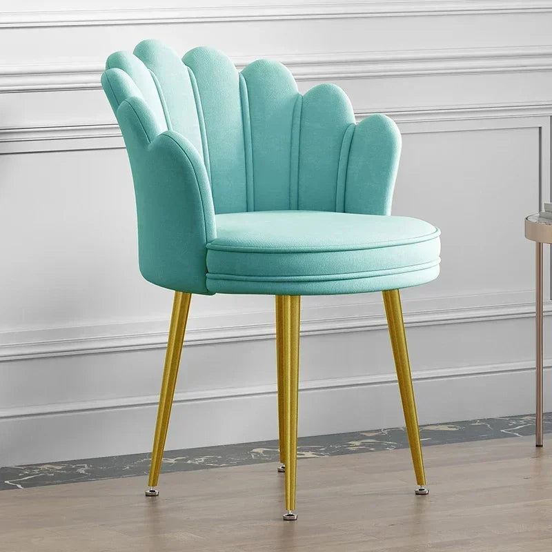 Nordic Female Anchor Chair Rotatable Home Office Chair Lovely Pink Bedroom Desk Chair with Adjustable Lift Stylish Furniture