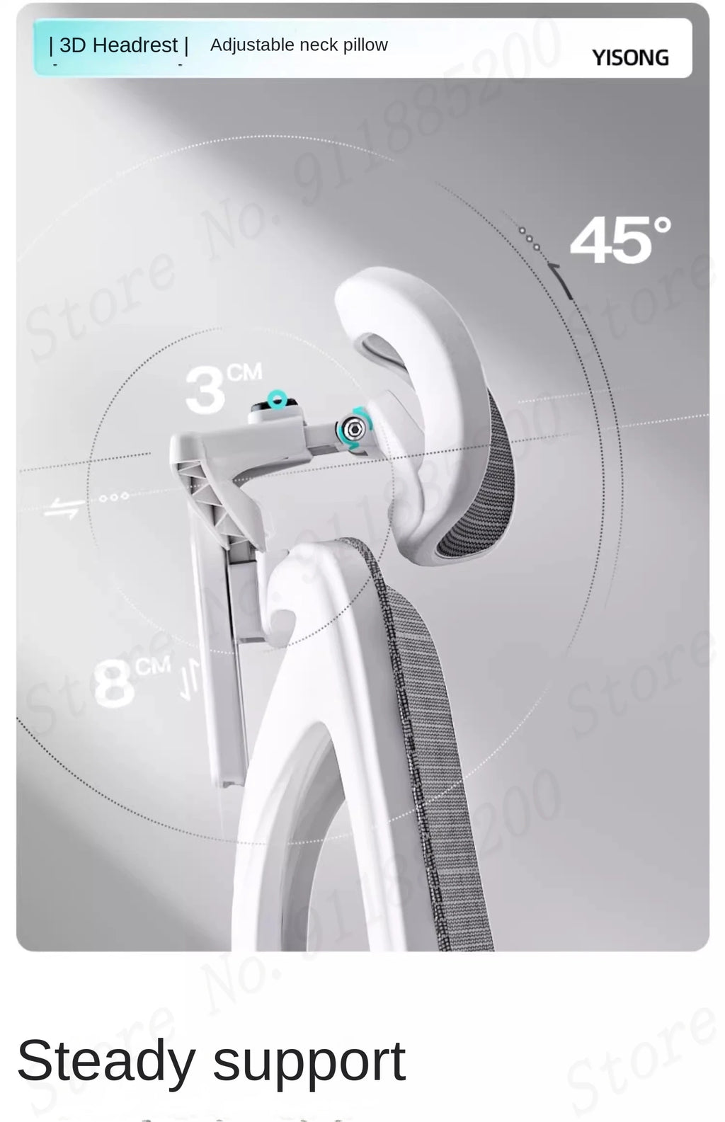 Ergonomic Computer Chair Home Office Lumbar Support Gaming chair Reclining Latex seat Breathable Mesh 4D Adjustable Armrest