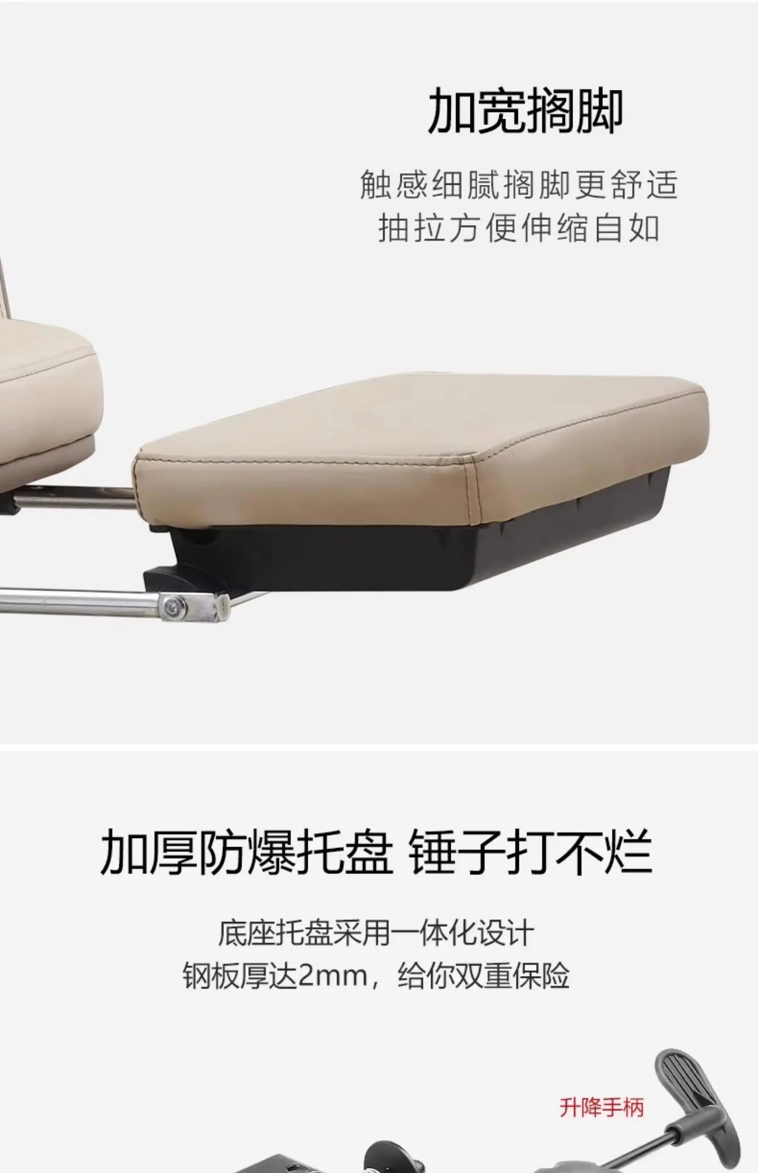 Comfortable and simple computer chair Ergonomic boss office chair Home business reclining swivel chair