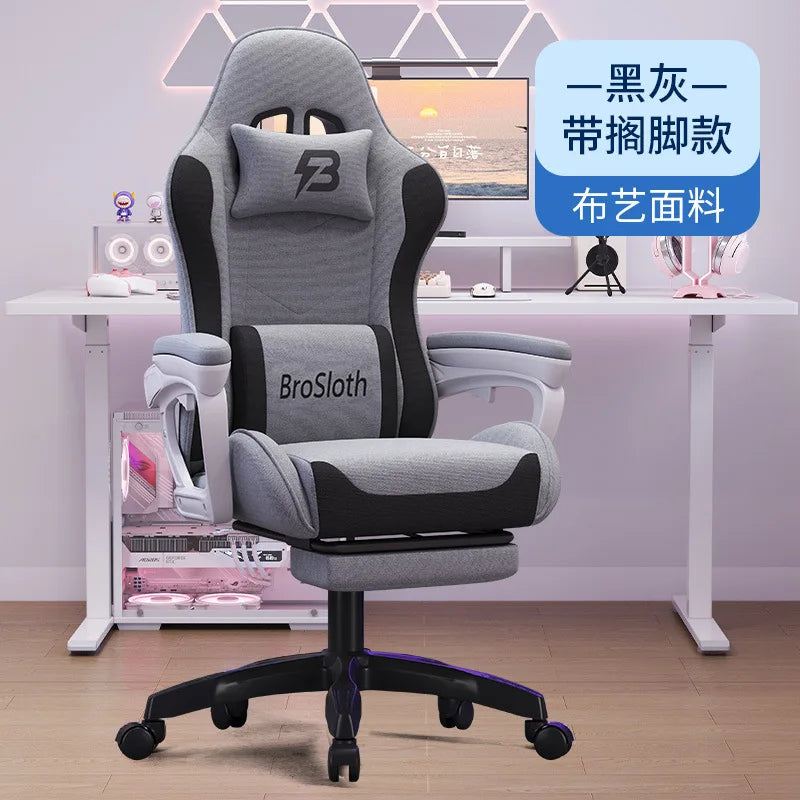 Gaming Chair Office Chair Ergonomic PU Leather Computer Desk Chair with Headrest and Lumbar Support Game Chairs Racing Chair