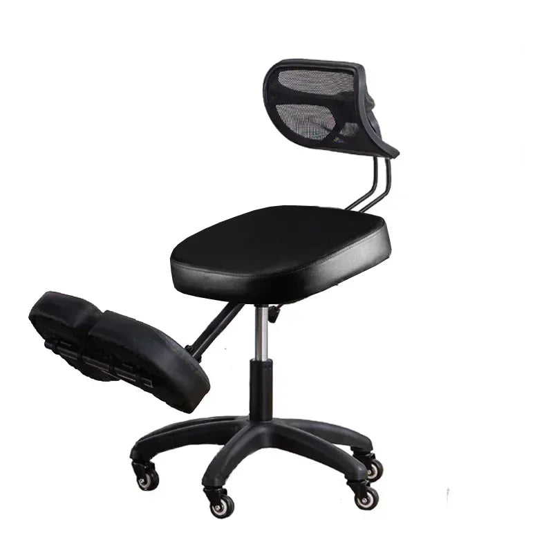 Ergonomic Kneeling Chair for Home Office Swivel Lift Student Study Stool Computer Task Chair to Improve Sitting Posture