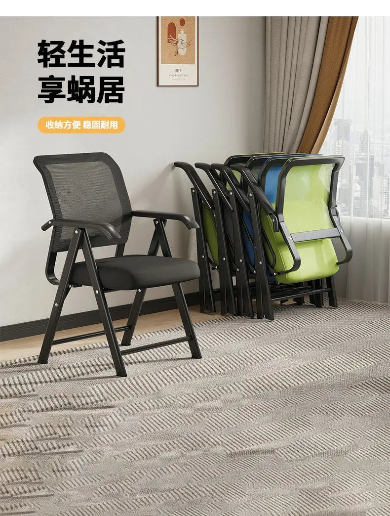 Computer Chair Office Chair Foldable Chair Home Comfort Sedentary Backrest Seat Breathable Leisure Ergonomic