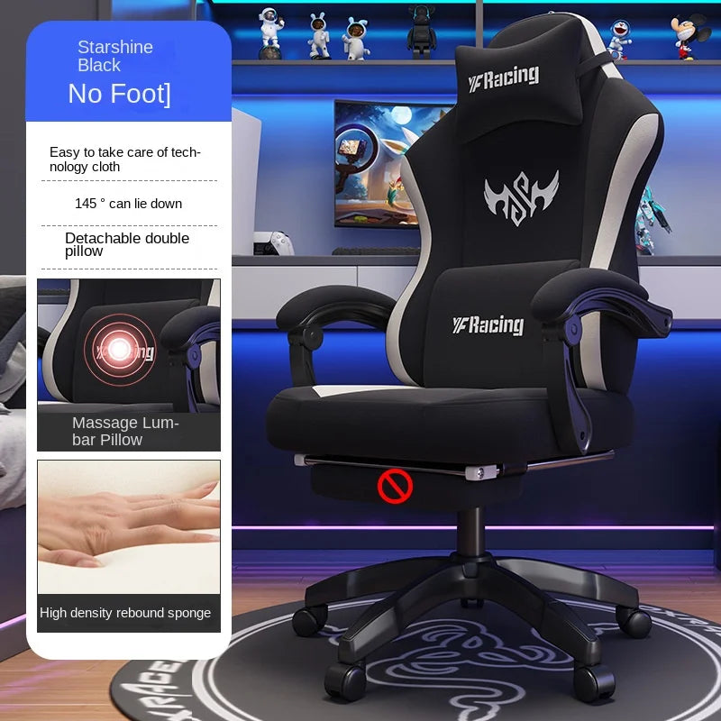 Olevo Wooden Gaming Chair Couch Computer Chair Comfortable Sedentary Reclining Office Chair Fotel Gamingowy Chaise De Bureaux