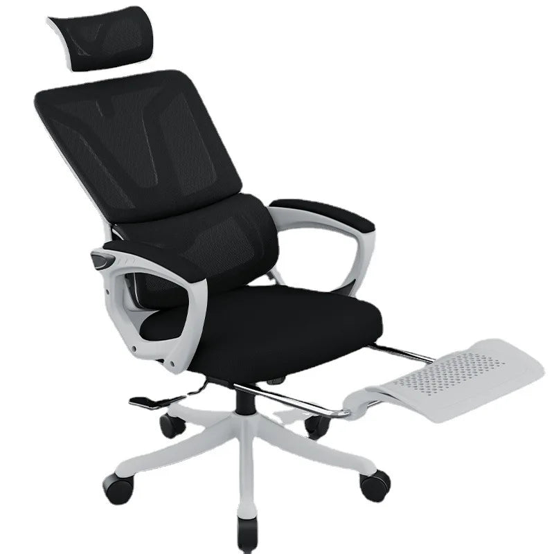 Ergonomic Office Computer Swivel Chair with Lumbar Support Reclining Adjustable Gamer with Comfort Headrest Desk Chairs for Home