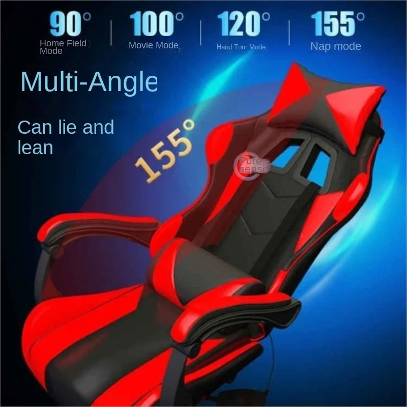 Warming E-sports Chair Office Computer Long Sitting Lounge Chair Dormitory Swivel Chair Playing Games Internet Cafe Anchor New