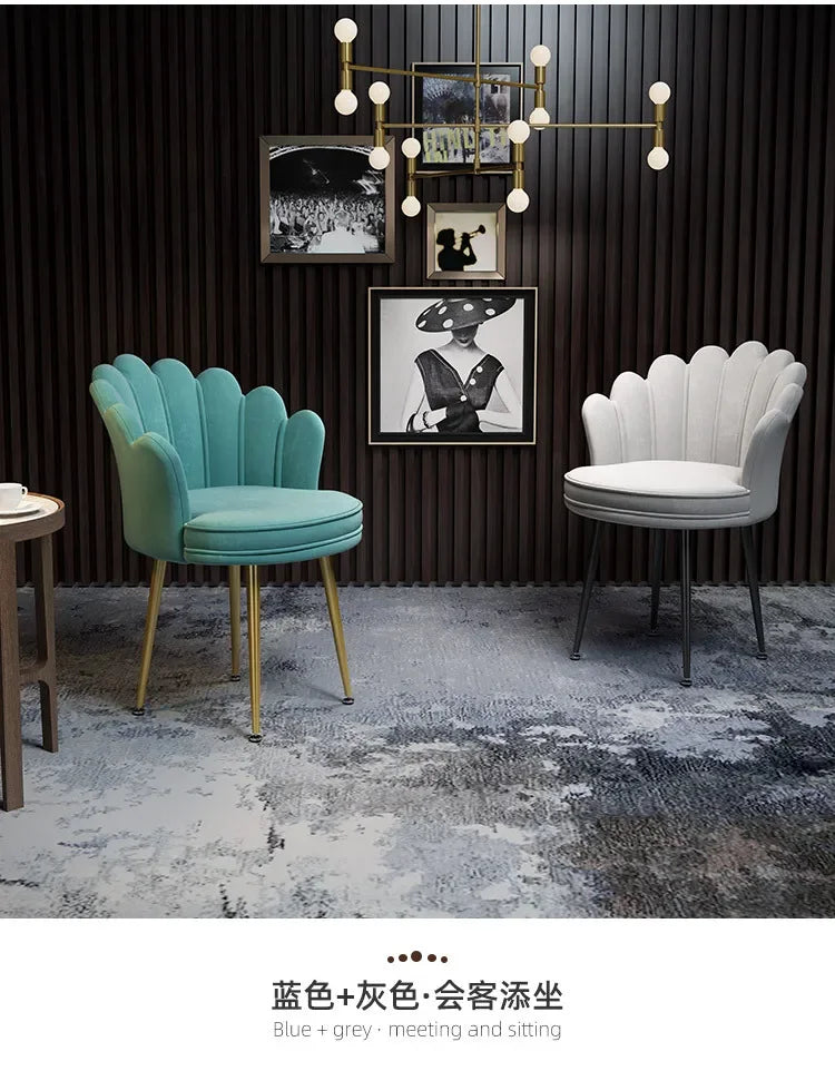 Nordic Female Anchor Chair Rotatable Home Office Chair Lovely Pink Bedroom Desk Chair with Adjustable Lift Stylish Furniture