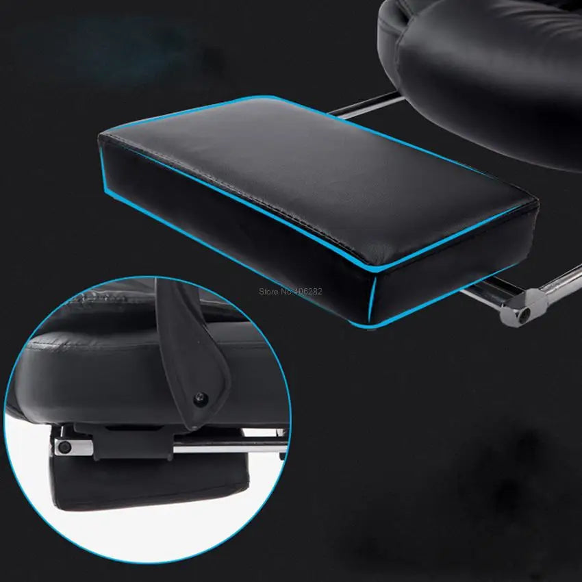Office Boss Chair Ergonomic Computer Gaming Chair Internet Cafe Seat Household Reclining Seven-point massage Chair With Footrest