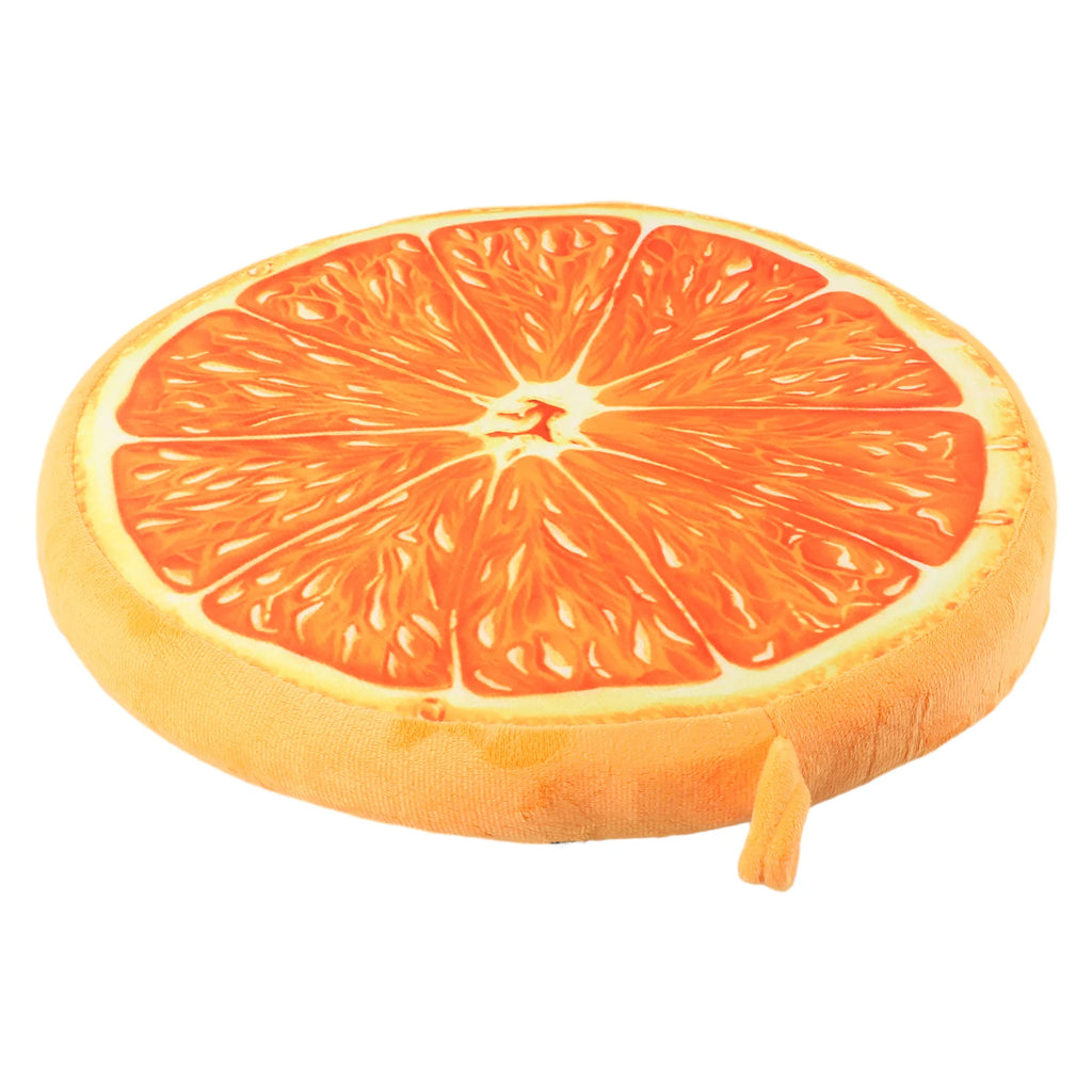 Cartoon Fruits Print Round Bar Chair Cushion Cover Anti-Slip Seat Cushion Slipcover Soft Stool Cushion Covers Slipcover