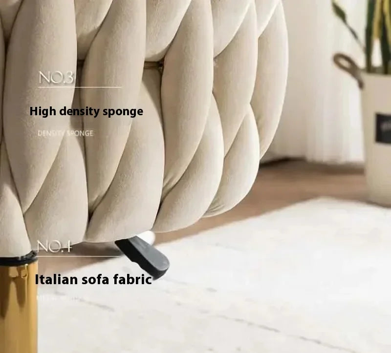 Home Girls Bedroom Makeup Chair, Comfortable for Long Periods of Time Grace Living Room Backrest Lift Swivel Chair JQM Furniture