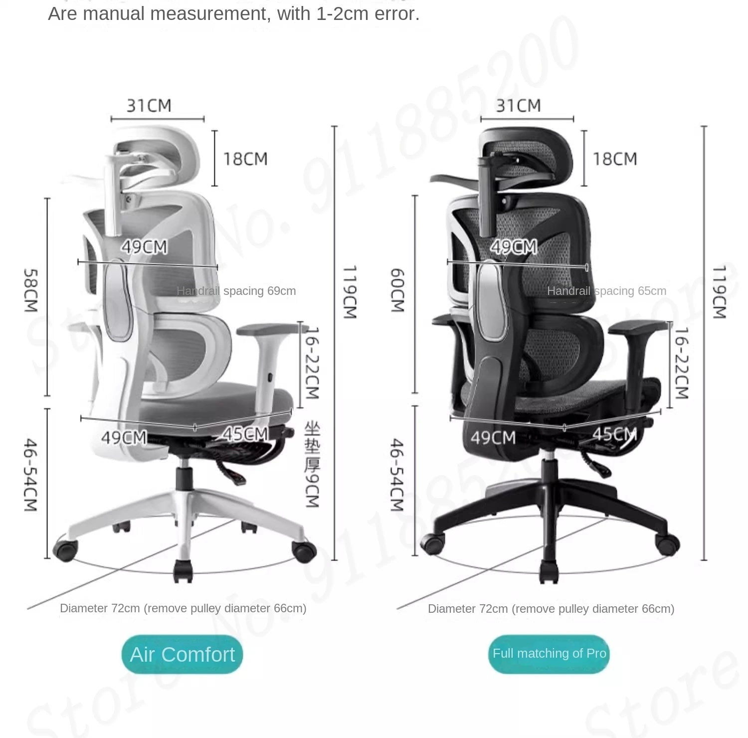 Ergonomic Computer Chair Home Office Lumbar Support Gaming chair Reclining Latex seat Breathable Mesh 4D Adjustable Armrest