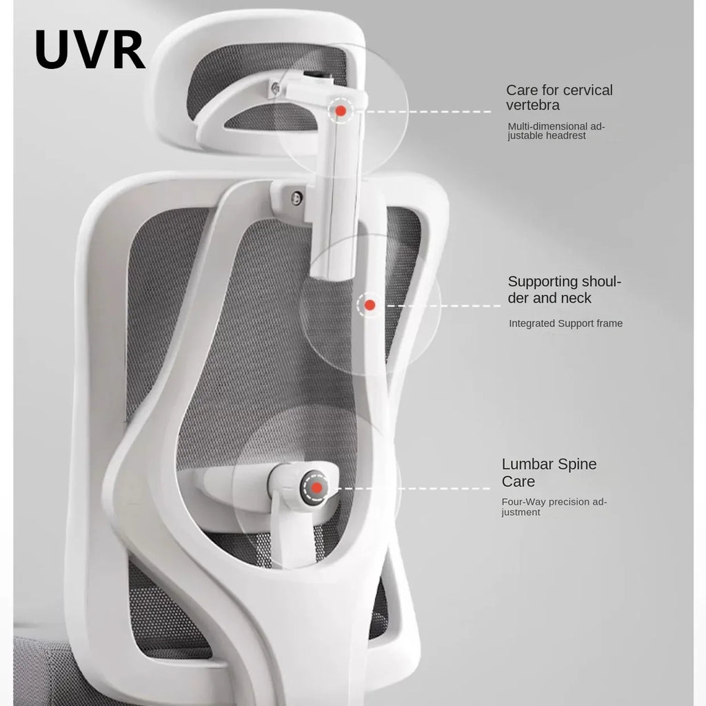 UVR Gaming Computer Chair Sitting Comfort Reclining Boss Chair Breathable Mesh Staff Chair Ergonomic Design Office Chair