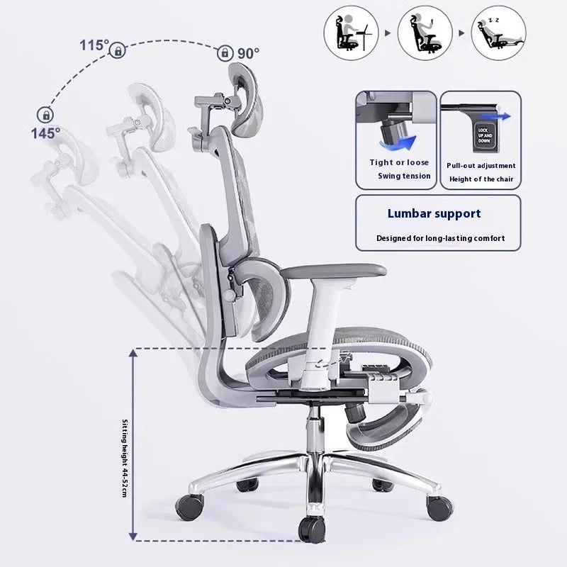 Baby Eating Chair Folding Height Adjustable Chair Office Long Chairs Living Room Chaises De Bureau Mesa Gamer Miravia Offers