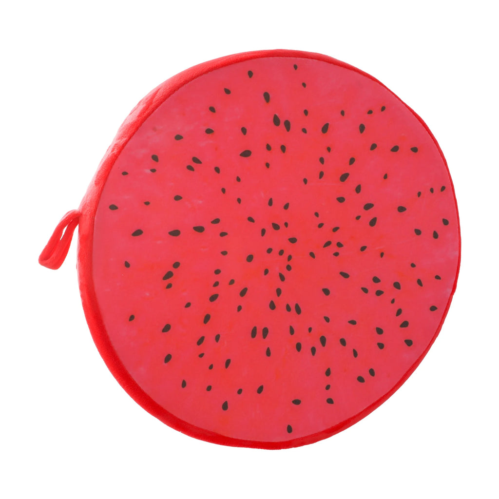 Cartoon Fruits Print Round Bar Chair Cushion Cover Anti-Slip Seat Cushion Slipcover Soft Stool Cushion Covers Slipcover