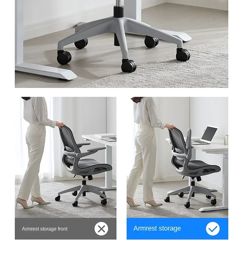 Ergonomic office chair, suitable for comfortable and sedentary work, breathable office preferred.