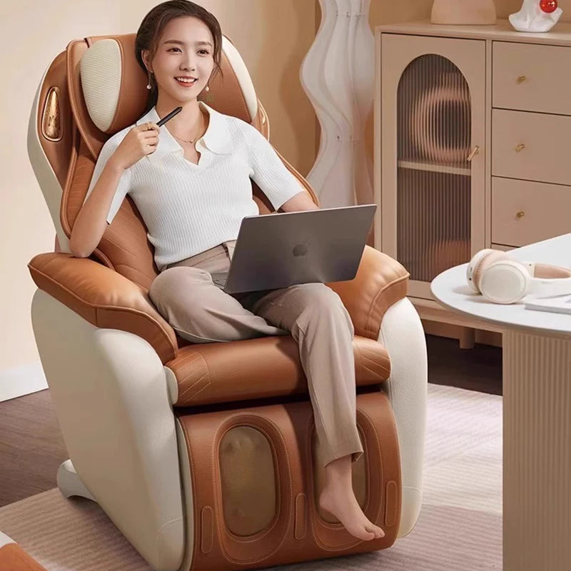 Designer Lounge Living Room Chairs Comfortable Modern Ergonomic Leather Living Room Chairs Nordic Sofa Poltrona Home Furniture