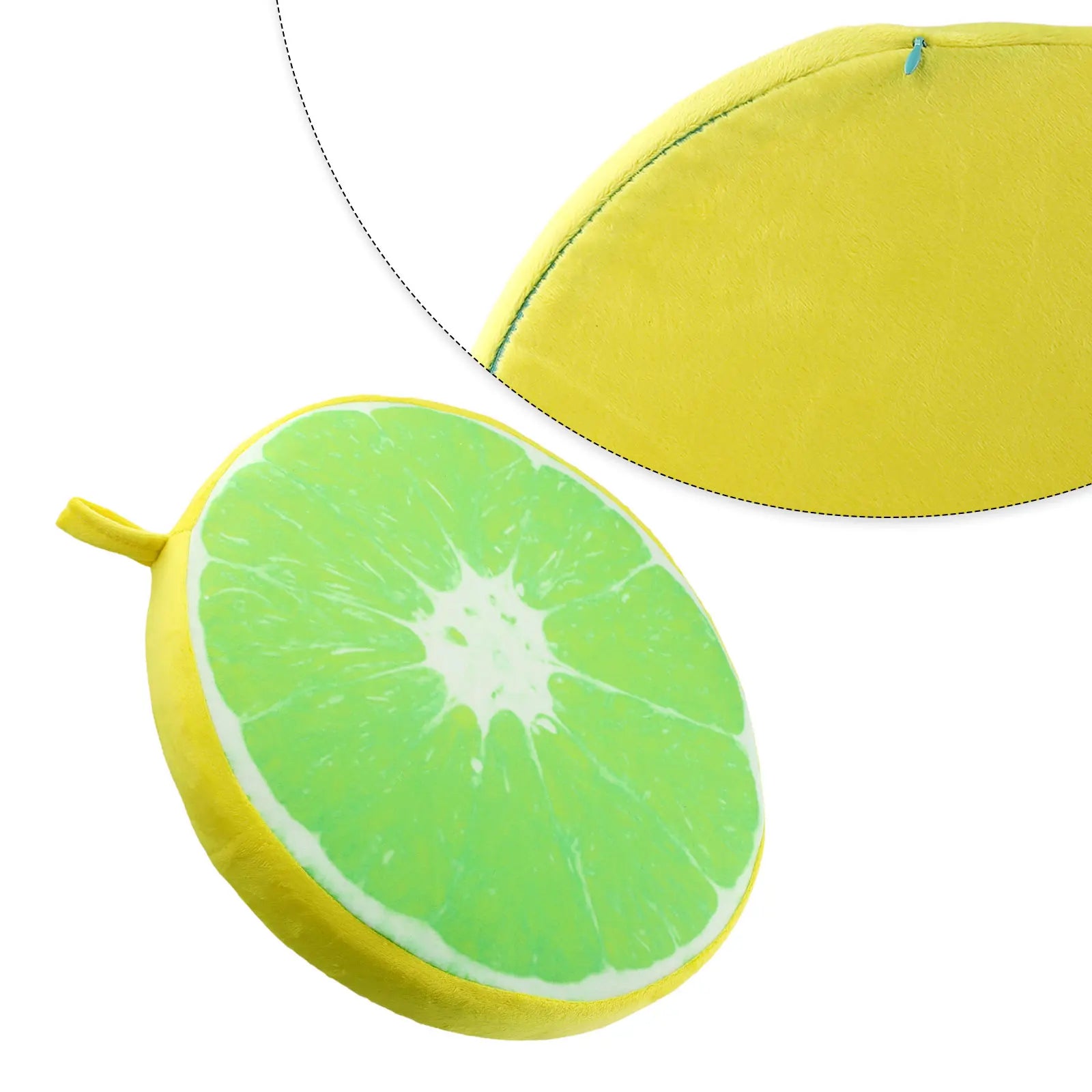 Cartoon Fruits Print Round Bar Chair Cushion Cover Anti-Slip Seat Cushion Slipcover Soft Stool Cushion Covers Slipcover