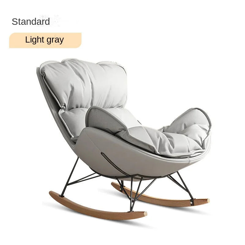 Light Luxury Leisure Style Rocking Lounge Chair Can Be Used For Balcony Rocking Chair Living Room Single Casual Lazy Sofa New