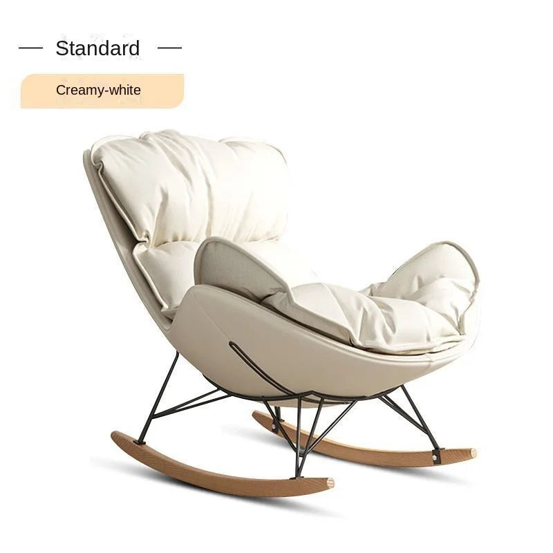 Light Luxury Leisure Style Rocking Lounge Chair Can Be Used For Balcony Rocking Chair Living Room Single Casual Lazy Sofa New