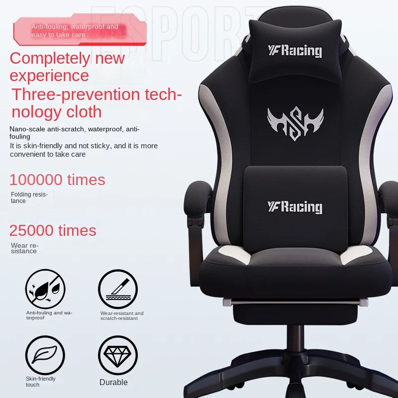Olevo Wooden Gaming Chair Couch Computer Chair Comfortable Sedentary Reclining Office Chair Fotel Gamingowy Chaise De Bureaux