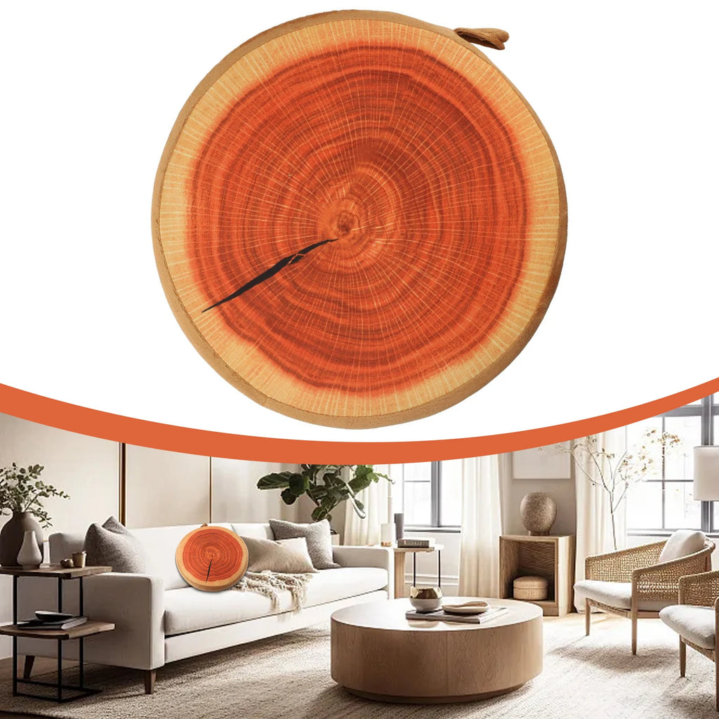 Cartoon Fruits Print Round Bar Chair Cushion Cover Anti-Slip Seat Cushion Slipcover Soft Stool Cushion Covers Slipcover