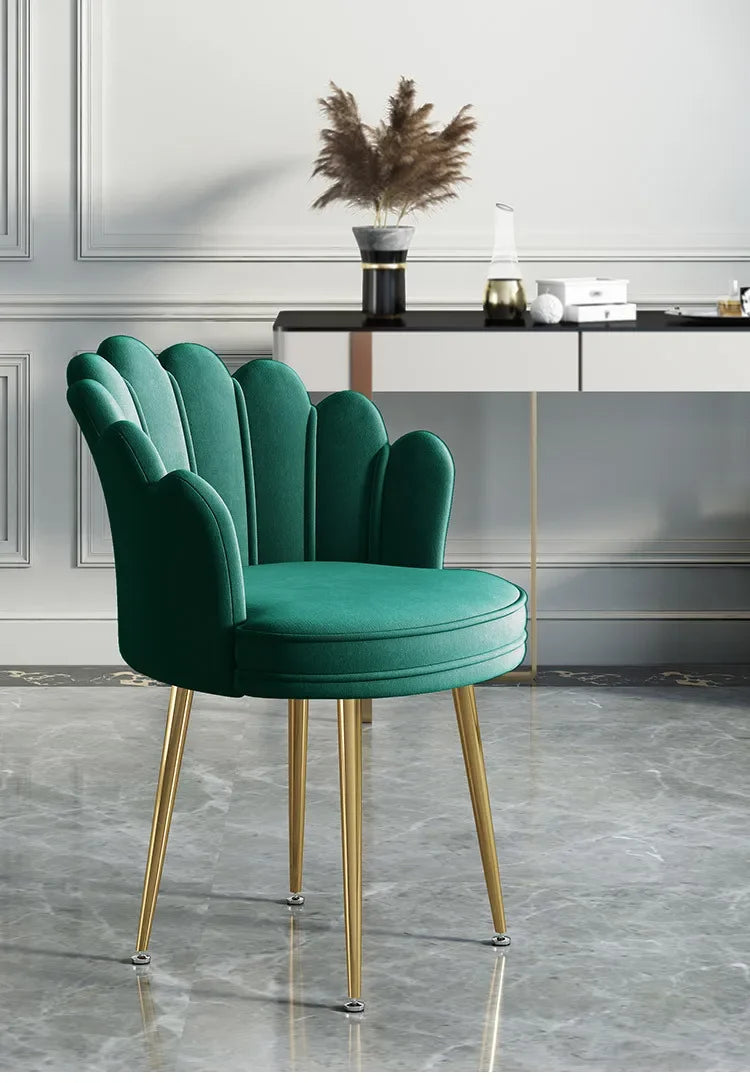 Nordic Female Anchor Chair Rotatable Home Office Chair Lovely Pink Bedroom Desk Chair with Adjustable Lift Stylish Furniture