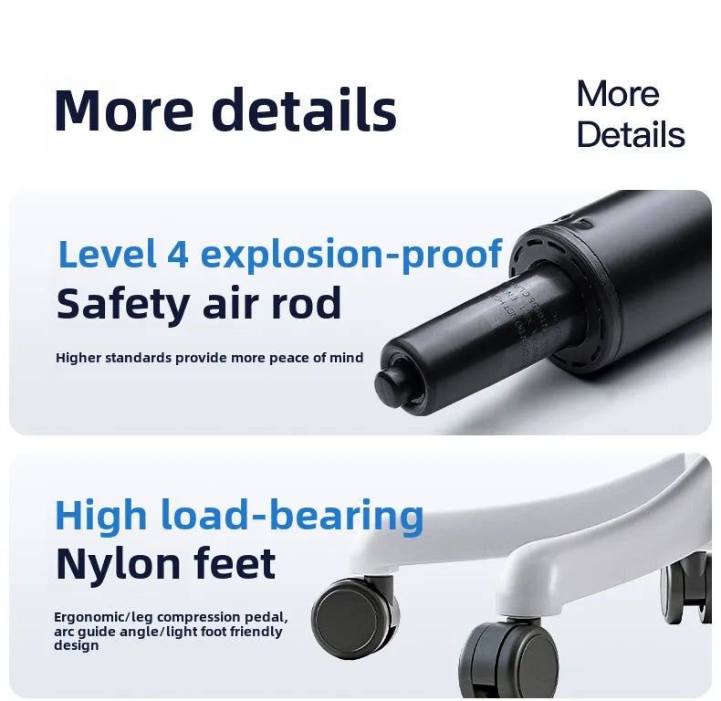 Adjustable Ergonomic Chair with Lumbar Support, Comfortable Gaming Chair for Home and Office, Reclining Office Chair