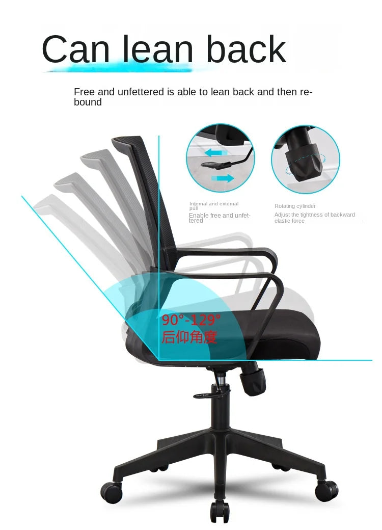 IHOME Computer Chair Staff Chair Lifting Swivel Chair Office Chair Backrest Chair Staff Chair New Hot Sale 2024 DropShipping